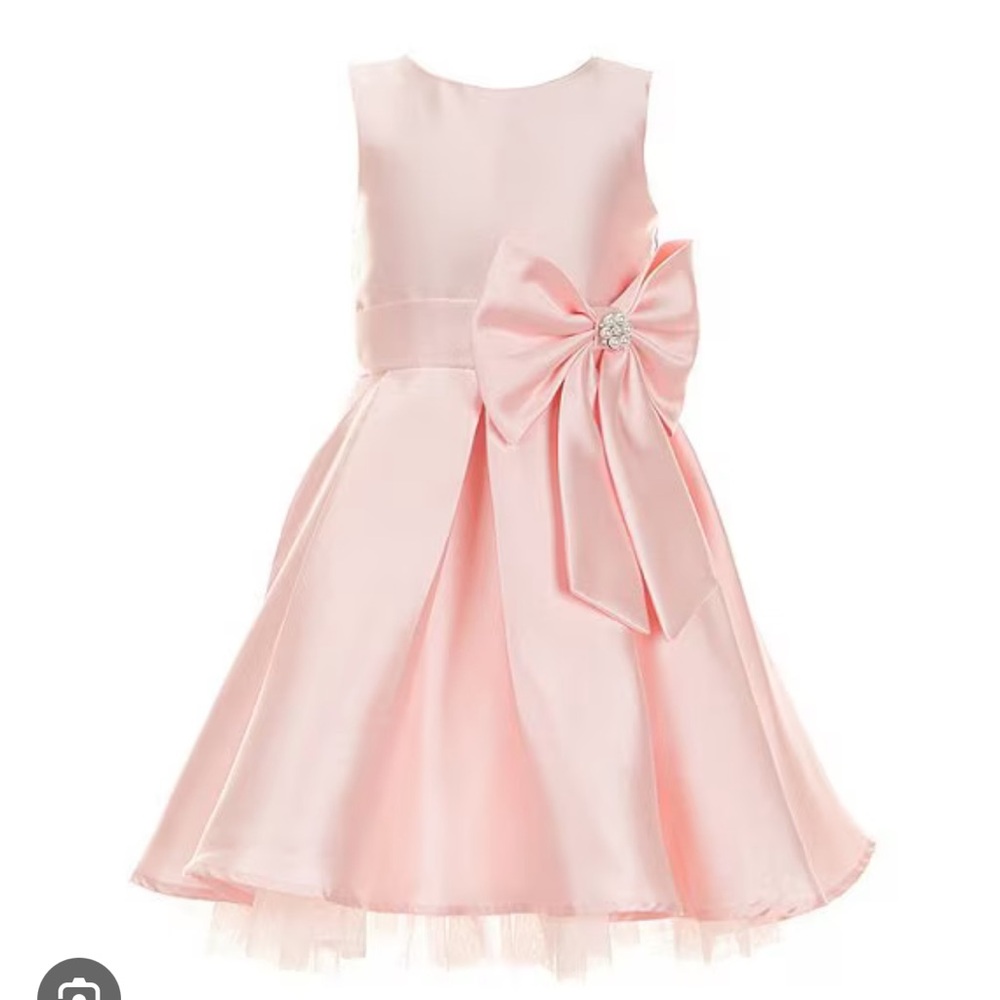 Rare Editions Sleeveless Mikado Dress Blush Pink Special occasion Holiday Size 5